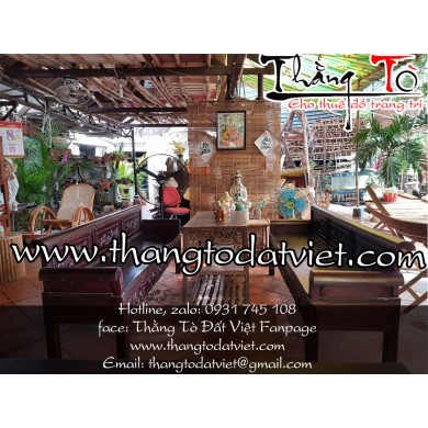 cho thuê bàn ghế xưa 2